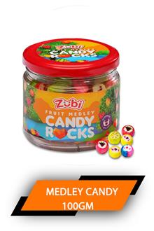 Zubi Fruit Medley Candy Rocks 100gm